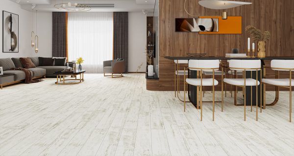 Floorpan Natural Derzli Laminat Parke 10mm Antik Beyaz - Görsel 2