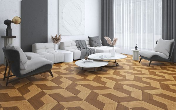 Dendro Lamine Parke Atelier Seashell D11 & Walnut Natural